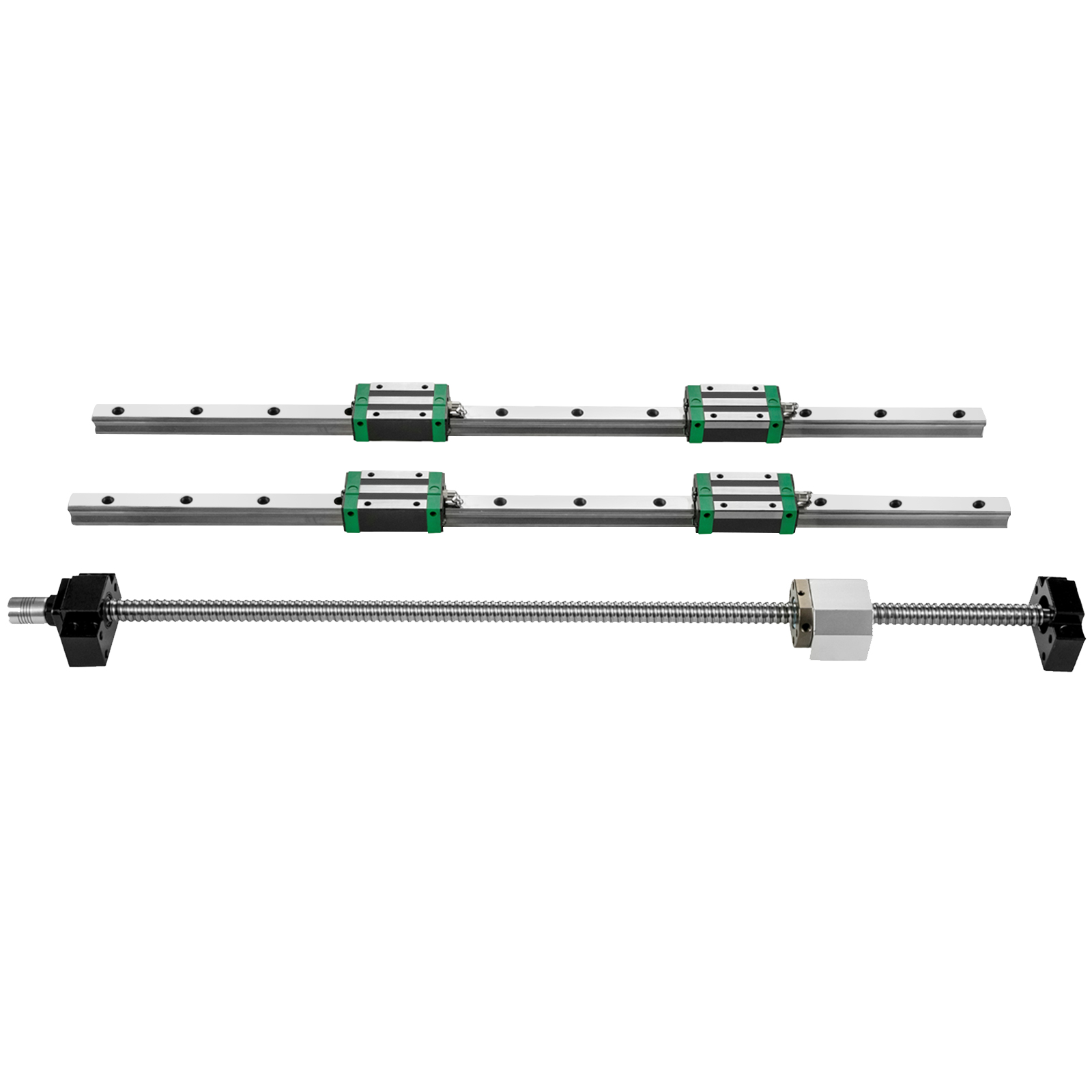 Linear Guide Rail 2Pcs HGR20-1 - Hgr20 Linear Guide Rail Ballscrew Set 评论和价格