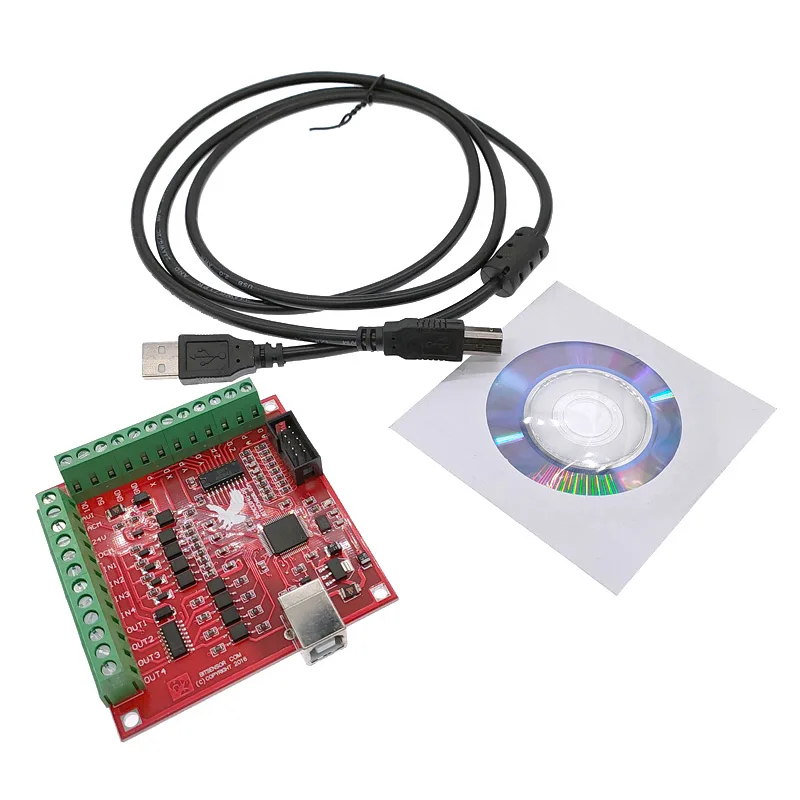 Breakout Board CNC USB MACH3 4 - Mach3 Usb Cnc Controller 4 Axis 100Khz 评论和价格